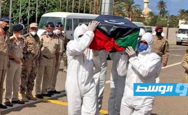 جنازة عسكرية للواء الراحل سليمان محمود في طرابلس