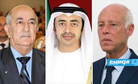 اتفاق بين الإمارات وتونس والجزائر على التنسيق لـ«إيجاد حل سياسي» في ليبيا