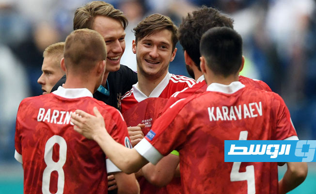 مباراة منتخب روسيا أمام فنلندا في «يورو 2020». (إنترنت)