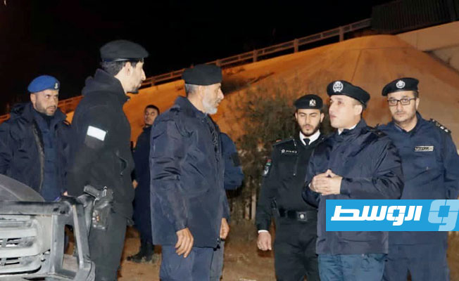 مدير أمن طرابلس اللواء خليل مصطفى وهيبة، جولة ميدانية تفقدية على التمركزات الأمنية. 8 إبريل 223. (مديرية أمن طرابلس)