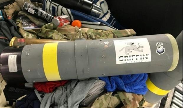 رجل أميركي يسافر بقاذفة صواريخ في حقيبته