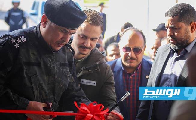 افتتاح نقطة الأمن بمستشفى المقريف في أجدابيا. (الإنترنت)