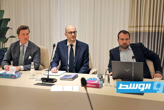 GNU Water Resources Minister meets with an Austrian company to address rising water levels in Zliten