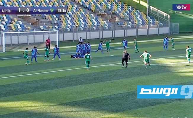 الهلال يعبر النصر بهدف أنس المصراتي في الدوري الليبي الممتاز