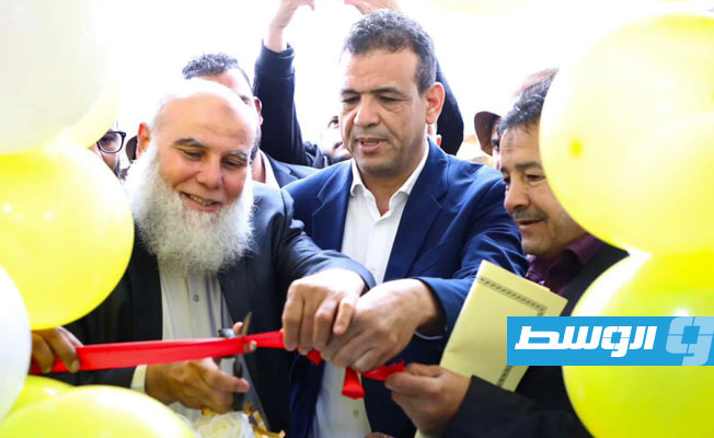 من افتتاح المركز الصحي المقريف بخلة الفرجان بالعاصمة طرابلس، 30 يناير 2023. (وزارة الصحة)