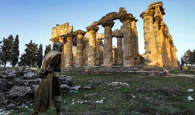 مدينة أثرية أسسها الإغريق في شرق ليبيا مهددة بالتخريب والجرف (صور)