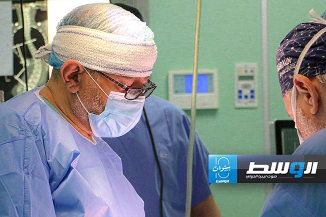 من إجراء عمليات لمرضى ضمور العضلات في مصراتة، 24 مارس 2024. (مركز مصراتة الطبي)