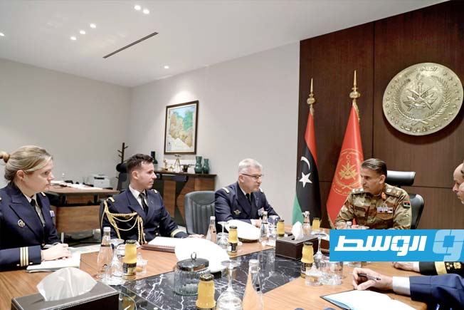 Al-Namroush receives France's Mediterranean Maritime Zone Commander on first visit to Libya