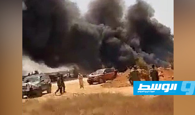 بالفيديو: اللحظات الأولى لتفجير مقبرة الهواري في بنغازي