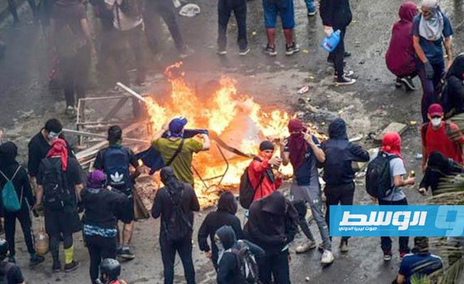 إحراق جامعة ونهب كنيسة في تظاهرات تشيلي