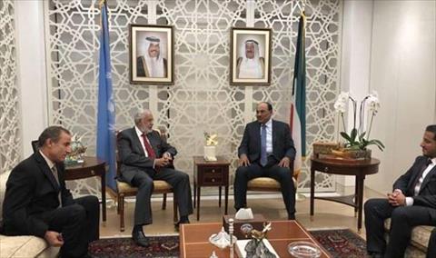 سيالة يطلع رئيس الوزراء الكويتي على النزاع الدائر في طرابلس