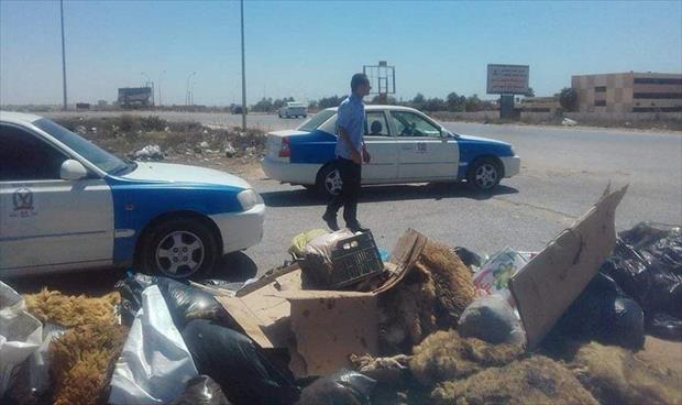استمرار حملة النظافة وجمع جلود الأضاحي في بنغازي