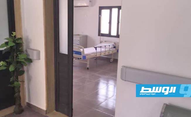 تجهيز مركز لعلاج مصابي «كورونا» بمنطقة الشورى الإدارية، 9 سبتمبر 2020. (صحة الوفاق)