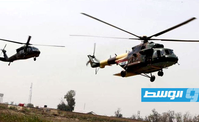 سقوط مروحية تابعة للجيش العراقي خلال تدريبات وإصابة ضابطين