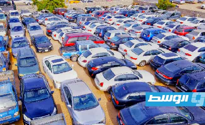 سيارات في مرور أبوسليم، 7 مايو 2023 (مديرية أمن طرابلس)