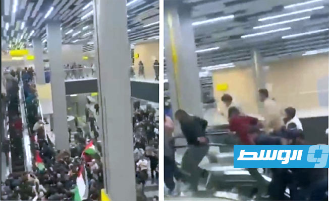 شاهد: متظاهرون يقتحمون مطارا في داغستان بعد هبوط طائرة تحمل ركاب إسرائيليين