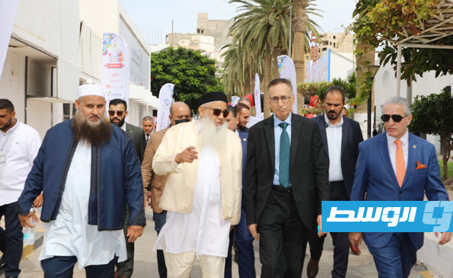 الحويج يفتتح مهرجان طرابلس الدولي للتسوق، 16 أكتوبر 2021. (وزارة الاقتصاد)