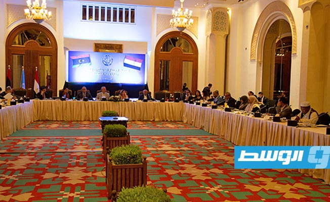 أعمال اليوم الثاني لاجتماعات القاهرة بين ممثلي مجلسي النواب والدولة، 14 أبريل 2022.