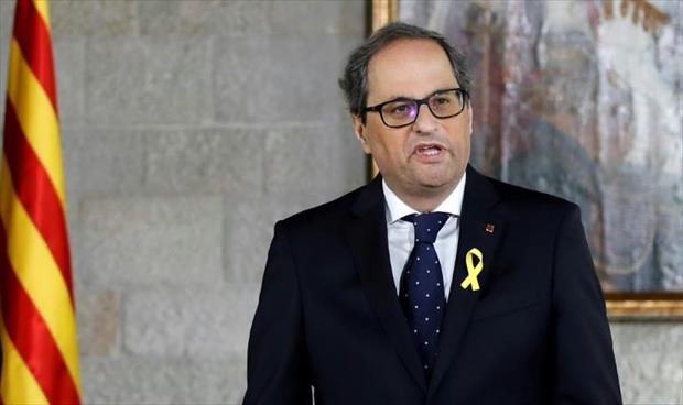 رئيس كتالونيا يتحدى مدريد ويعين مسؤولين مسجونين ومنفيين في حكومته