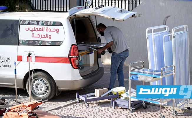 جهاز الطب العسكري يقيم مستشفى ميدانيًا بمنطقة الخلة جنوب طرابلس