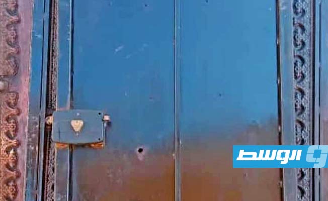 أبواب حديدية جرى استرجاعها من المتهم، 31 يناير 2023. (مديرية أمن بنغازي)