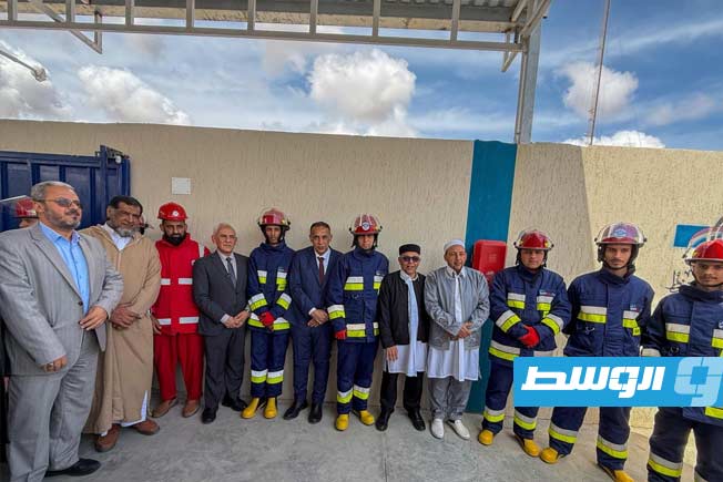 Opening of a gas filling station in the Zawiya al-Mahjoub area of Misrata