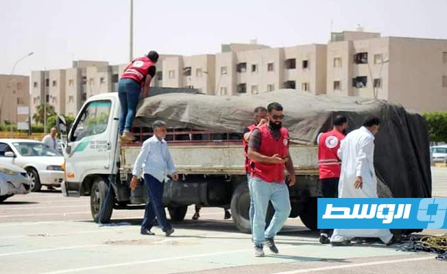 من مغادرة الحجاج الليبيين لمدينة سرت، 10 يونيو 2023. (بوابة الوسط)