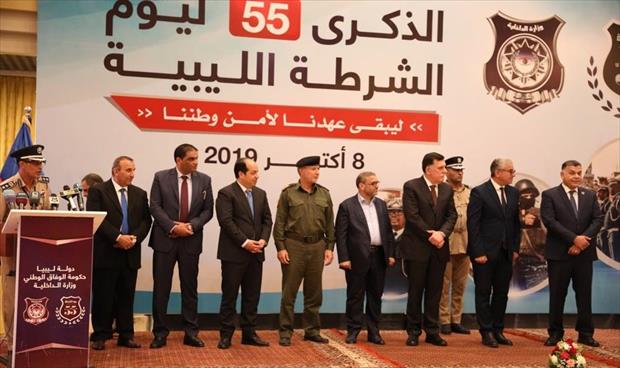 بالصور: الشرطة الليبية تحتفل بالذكرى الخامسة والخمسين لتأسيسها