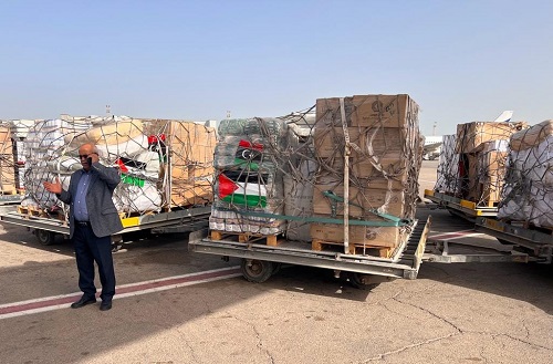 Libya's Government of National Unity dispatches aid shipment to the people of Gaza