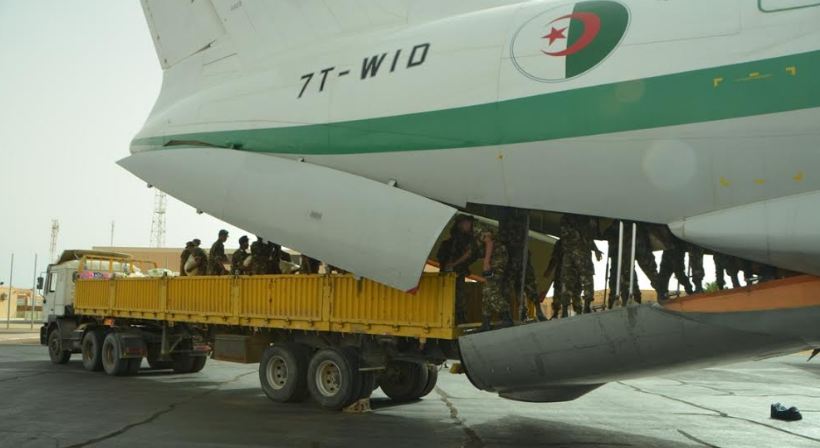 طائرة جزائرية محمّلة بالمساعدات الإنسانية في طريقها إلى غات