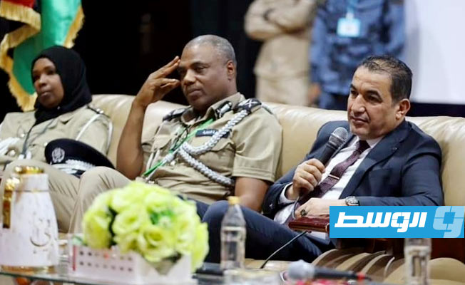 من انعقاد الملتقى الأول للقيادات الأمنية في المنطقة الجنوبية، 24 أغسطس 2023. (أخبار وزارات الحكومة الليبية)