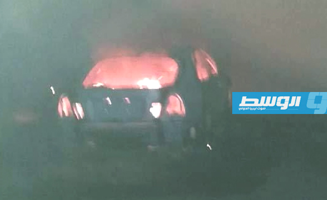 السيطرة على حريق شب في سيارة داخل محطة وقود بمنطقة النجيلة الغربية