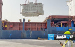 وصول شحنة معدات كهربائية لميناء طرابلس