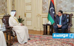 المنفي يبحث مع السفير الإماراتي الدفع بالعملية السياسية في ليبيا
