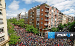 إسبانيا: مناصرو الحزب الاشتراكي يتظاهرون لمطالبة سانشيز بعدم الاستقالة