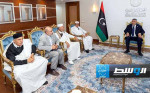 تكالة يبحث مقترحات المصالحة الوطنية مع مجلس شيوخ ليبيا