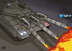 كاريكاتير خيري - حرب إبادة شاملة ضد الفلسطينيين في غزة