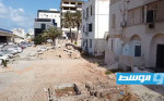 صيانة عدد من شوارع محلة الظهرة ببلدية طرابلس المركز