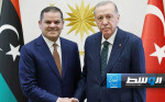 إردوغان والدبيبة يبحثان بأنقرة وحدة ليبيا والتعاون في الطاقة