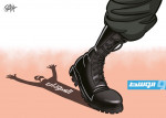 كاريكاتير خيري - حرب أهلية في السودان