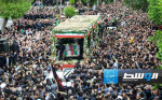 تشييع حاشد للرئيس الإيراني في قم بعد تبريز واختتام المراسم في مشهد الخميس