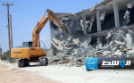 إزالة مبانٍ لتوسعة «طريق طرابلس» في بنغازي
