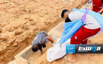 الهلال الأحمر: دفن 6 جثث مجهولة الهوية في مقبرة الهواري ببنغازي