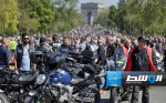 آلاف سائقي الدراجات النارية يتظاهرون في باريس احتجاجاً على الفحص الفني الإلزامي