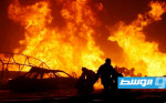 حريق ضخم في خط أنابيب نفط غرب أوكرانيا