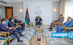 المشري ونائباه يناقشون مع السفير الإيطالي التطورات السياسية في ليبيا