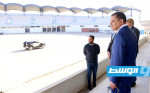 بالصور.. «الدبيبة» يتفقد أعمال التطوير بملعب طرابلس الدولي