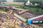 حادث تصادم «مأساوي» بين قطاري ركاب وبضائع في الهند