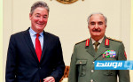 حفتر يلتقي في بنغازي السفير الألماني