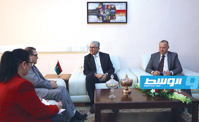 وزير الداخلية يبحث مع سفير مالطا في ليبيا ملفي الهجرة والاستثمارات